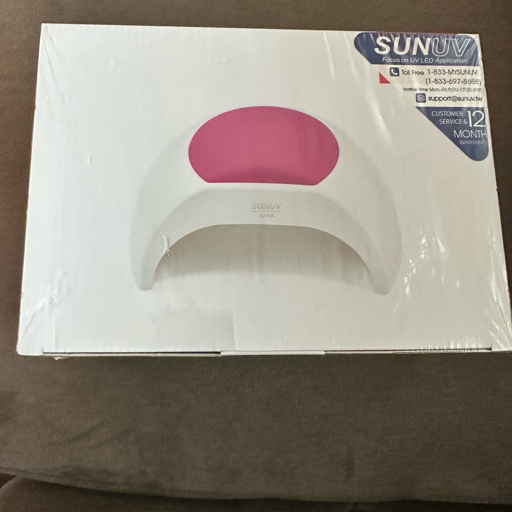 SUNUV White and Pink UV LED Nail Lamp